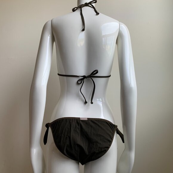 Billabong surf olive triangle bikini set - Picture 6 of 7